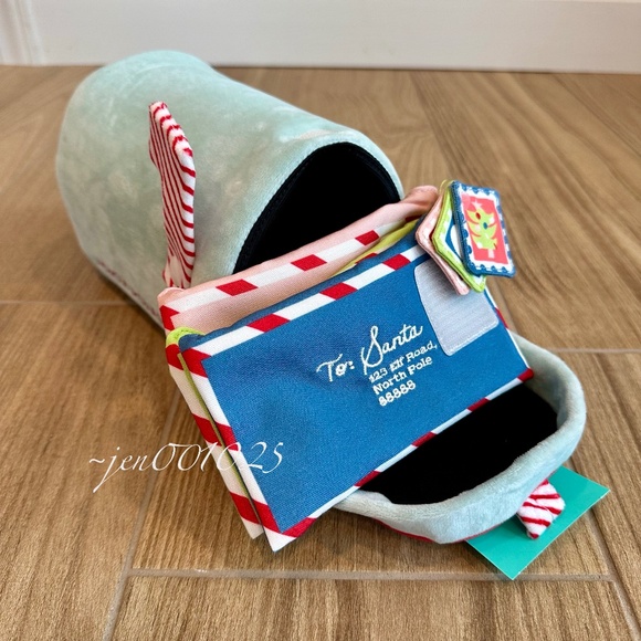 Christmas Letters to Santa Mailbox Plush Play Set 7pc - Pillowfort - Picture 4 of 16